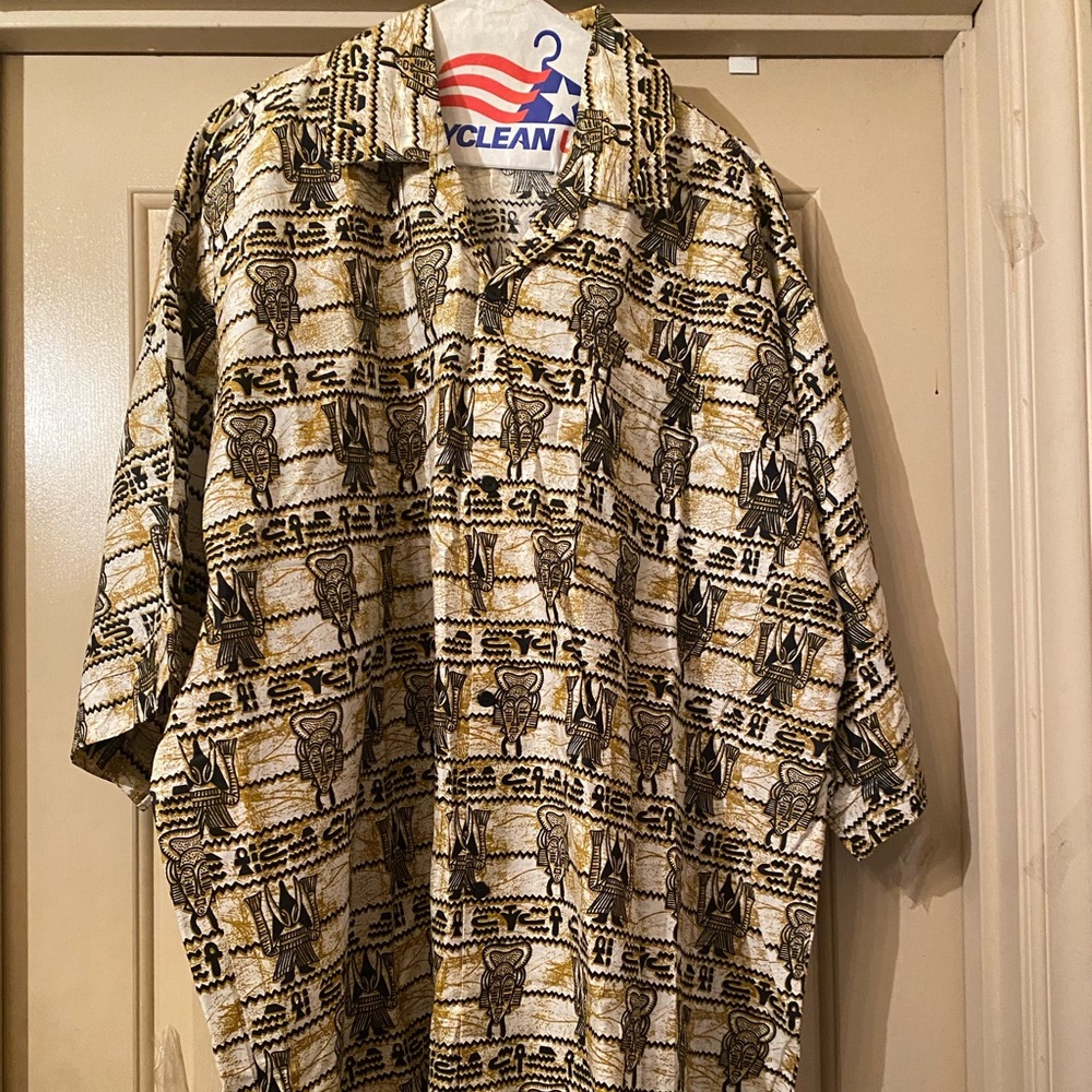 African print shirt
